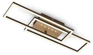 Lampada da soffitto a LED con punti LED, marrone-oro, LED/30W