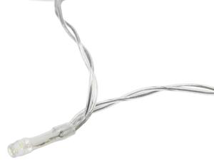 Aigostar - Catena luminosa LED dimmerabile da esterno con sensore 100xLED/3xAA 12m bianco caldo + telecomando