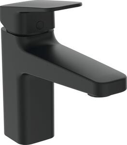 Ideal Standard Miscelatore per lavabo Ceraplan BlueStart H90, sporgenza 124 mm BD228XG Nero (Silk Black)