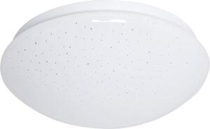 Plafoniera a LED, effetto cielo stellato, metallo, bianco