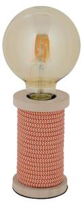 Lampada da tavolo Max E27 Ø7cm arancione
