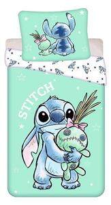 Set copripiumino e federa da bambini color menta in cotone per letto singolo 140x200 cm Lilo & Stitch "Buddies" – Jerry Fabrics