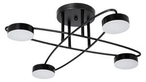 Lampadario a plafone LED 4xLED/7W/230V 3000-6000K diametro 60 cm nero