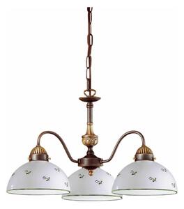 Kolarz 731.83.20 - Lampadario a sospensione con catena NONNA 3xE27/75W/230V verde