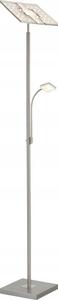 Briloner 1328-022 - LED Stm lampada da terra LED/21W/230V + LED/3,5W cromo opaco