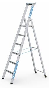 Scala a pioli con bordi ribattuti Saferstep S di Zarges, anodizzata, 6 gradini