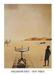 Stampe d'arte Salvador Dali - Sun Table, Salvador Dalí, (50 x 70 cm)