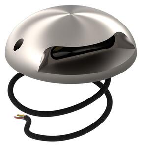Faretto a pavimento da esterno 3W IP67 Monodirezionale - Inox Colore Bianco Naturale 4.000K