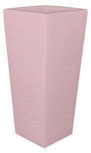 Portavaso Vaso in polietilene EGIZIO LISCIO 30x30xh 39 cm ideale per arredare al meglio sia un ambiente interno che esterno malva