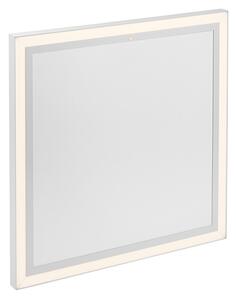 Pannello riscaldante bianco 60 cm con LED e telecomando - Nelia
