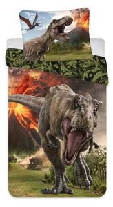 Set copripiumino e federa da bambini in cotone per letto singolo 140x200 cm Jurassic World "Volcano" – Jerry Fabrics