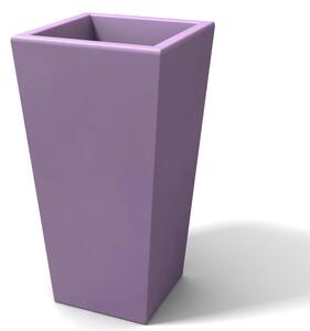 Portavaso Vaso in polietilene EGIZIO LISCIO 30x30xh 39 cm ideale per arredare al meglio sia un ambiente interno che esterno Glicine
