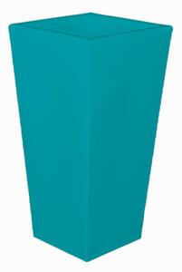 Portavaso Vaso in polietilene EGIZIO LISCIO 30x30xh 39 cm ideale per arredare al meglio sia un ambiente interno che esterno Ottanio