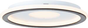 BRILLANTE plafoniera LED moderna VEGAS | plafoniera con dettagli neri | 20W 2400 lumen 3000 Kelvin | plastica
