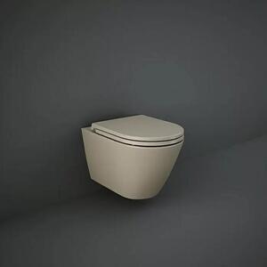 Toilette sospesa RAK Ceramics Feeling, senza bordo, senza smalto speciale, cappuccino, SENZA SEDUTA TOILETTE