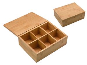 Set di Scatole Decorative Versa Organic Product Legno (25 x 17 x 35 cm)