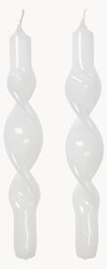 Set di 2 candele a bastoncino fatte a mano Twist