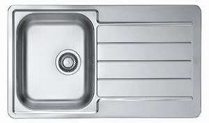 Lavello in acciaio inox ALVEUS Line 20 natur 860x500x0,6 mm 1065560