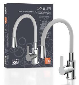 Rubinetto per lavabo FLEXO - Bocca alta - Rotazione a 360 gradi - Funzione di risparmio idrico