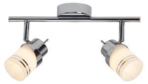 Brilliant Heda LED 5W DE 2 faretto tubolare, a 2 luci; G36813/77
