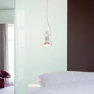 MARSET Lampada a sospensione Atlas, Chiaro / Trasparente, Soggiorno / Sala da pranzo, Plastica, Moderno, Lampada a sospensione
