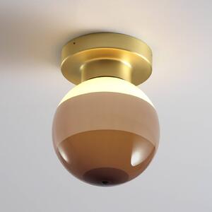 MARSET Applique da parete di design Dipping Light A2, dimmerabile, Ottone / Oro, Soggiorno / Sala da pranzo, Metallo, Design, Applique