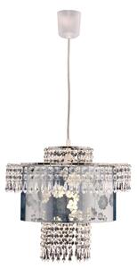 Lampada a sospensione in acrilico Näve; colore: cromo, 7048542