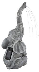 Globo 33884 - Decorazione solare a LED 20xLED/0,02W/3V IP44 elefante