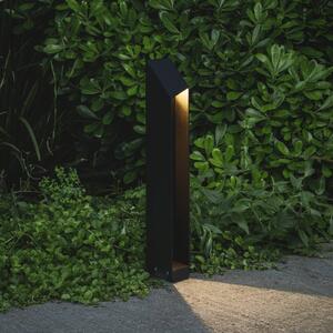 MARSET lampioncino LED Domus, altezza 55 cm, nero, alluminio dimmerabile, Nero, Alluminio, Design, Lampada LED da esterni
