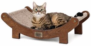 Tiragraffi extra grande in sisal con struttura in legno