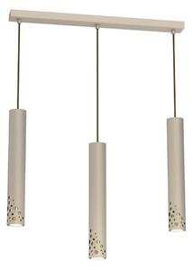 Lampadario a cavo ALTRO 3xGU10/8W/230V beige