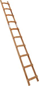 Scala da tetto in legno Euroline a 10 pioli