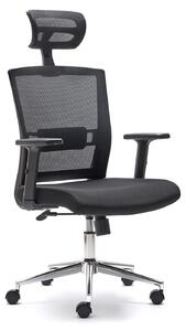 Sedia da ufficio ergonomica con supporto lombare regolabile e braccioli regolabili
