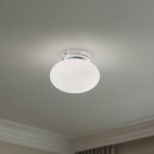 Plafoniera soffitto Ufo Domiluce, dimmerabile, Bianco / Opale, Soggiorno / Sala da pranzo, Vetro, Moderno, Plafoniera