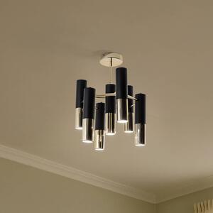 Plafoniera soffitto Orino Domiluce, dimmerabile, Ottone / Oro, Soggiorno / Sala da pranzo, Metallo, Moderno, Plafoniera