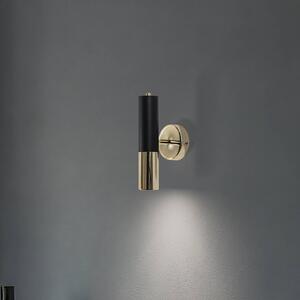Applique da parete Orino Domiluce, dimmerabile, Ottone / Oro, Soggiorno / Sala da pranzo, Metallo, Moderno, Applique