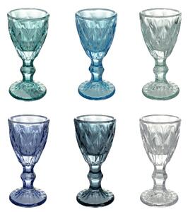 Bicchieri set 6 Liquorini, Limoncino in Vetro Trasparente PRIMA PROVENCE 45 ml diametro 5 x h10,5 cm, capacit� lavabili in lavastoviglie in scatola regalo