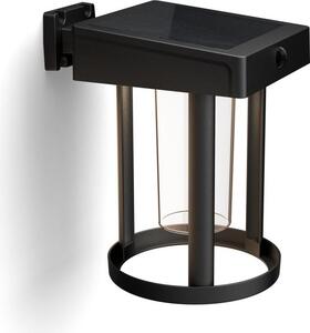 Applique solare a LED Philips 8720169263932 Camill IP44 1,4 W 250 lm 2700 K nero con sensore di movimento