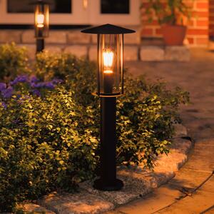 Paulmann Lampioncino da giardino Classic, Nero, Metallo, Lampada LED da esterni
