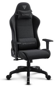 Sense7 Spellcaster FUKU sedia da gioco, poltrona da gioco, sedia da ufficio, sedia da scrivania , sedia girevole con poggiatesta fino a 120 kg nero