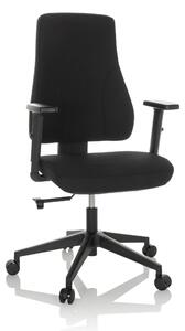 Sedia da ufficio, girevole, MATHES nero