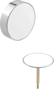 Set FB Geberit per scarico BW d 52, bianco diviso con anello di design cromato, 1 pz