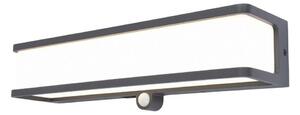 Applique solare a LED con rilevatore di movimento 35 x 9 cm