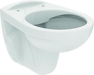 Ideal Standard Pacchetto combinato WC sospeso Eurovit, senza bordo, con chiusura ammortizzata, 355x520x350 mm, bianco, 1 pz