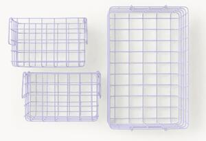 Set di 3 cestini in metallo The Baskets