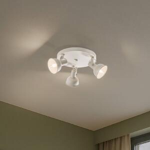 Plafoniera soffitto Trogir Argon, dimmerabile, Crema / Ambra, Soggiorno / Sala da pranzo, Metallo, Industriale, Plafoniera
