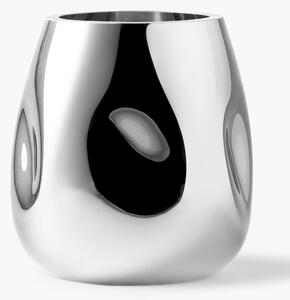 Vaso piccolo in vetro soffiato Mirror, alt. 17 cm