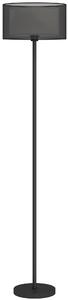 HOMCOM Lampada da Terra Moderna con Doppio Paralume e Interruttore a Pedale, Ø33 x 152.5 cm, Nero | Aosom Italy