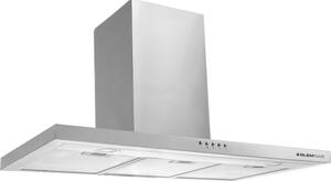 Glem Gas Cappa Cucina Aspirante a Parete Larghezza 90 cm Classe A colore Acciaio Inox - GHB984IX