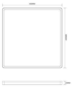 Zuma Line MS748400S-3-BK - Luce LED dimmerabile BOVE 50W/230V 3000/4000/5500K nero